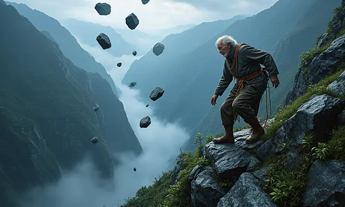 Herbal picking encountered large stones dropped Herbal picking encountered large stones dropped