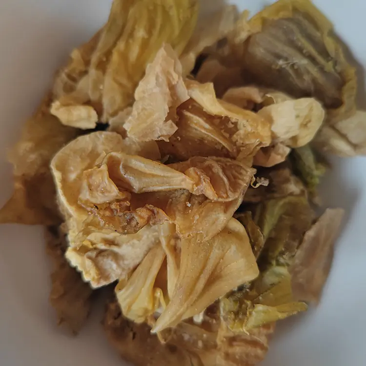 dried chicken gizzard skin