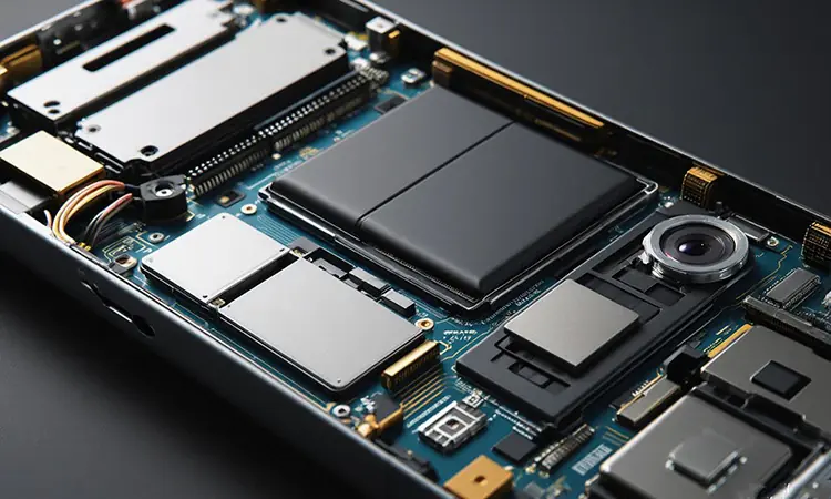 Mobile phone internal structure Mobile phone internal structure